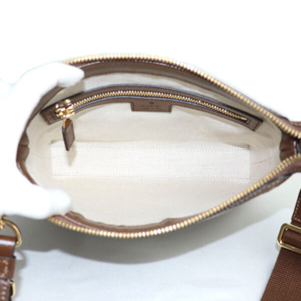 sb24 0823 24 826 Gucci GG Supreme 2Way Shoulder Bag Beige Ebony