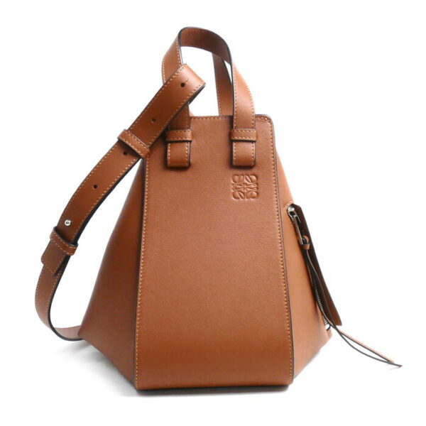 sb24 0906 37 1 Loewe Hammock Small Shoulder Bag Tan