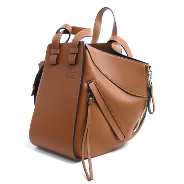 sb24 0906 37 3 Loewe Hammock Small Shoulder Bag Tan