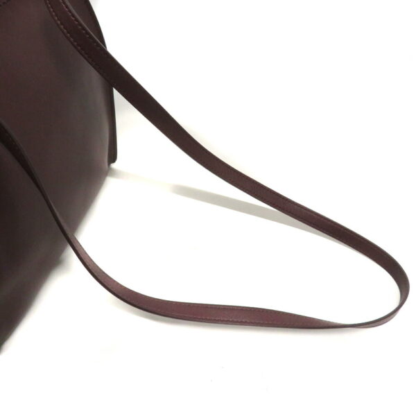 se7 Celine Big Bag Small 2WAY Leather Bag Burgundy