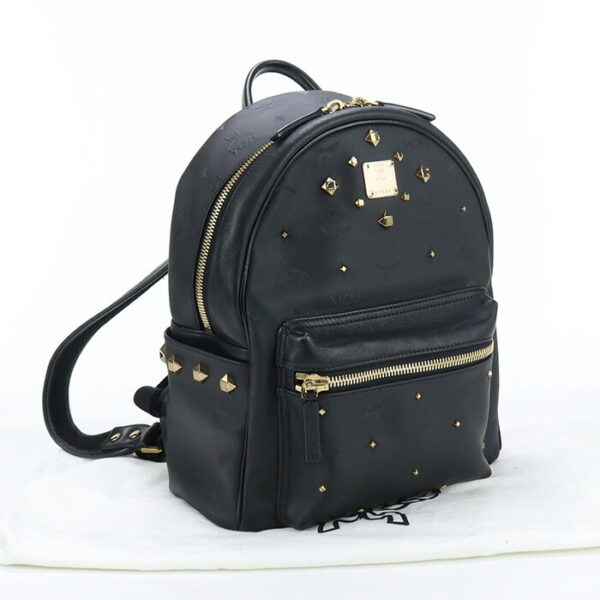 usdmm75279011001 MCM Studded Backpack Black