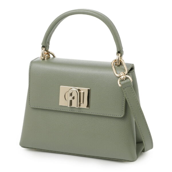 wb00109 are 0j00001 Furla 1927 Leather Handbag Green