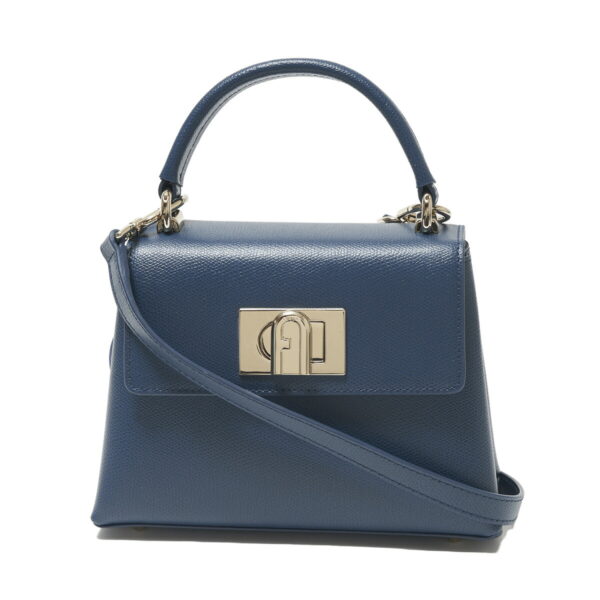 wb00109 are 1785s02 Furla 1927 Leather Handbag Blue