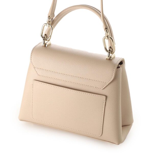 wb00109 are b4l0004 Furla 1927 Mini Top Handle Leather Handbag Beige