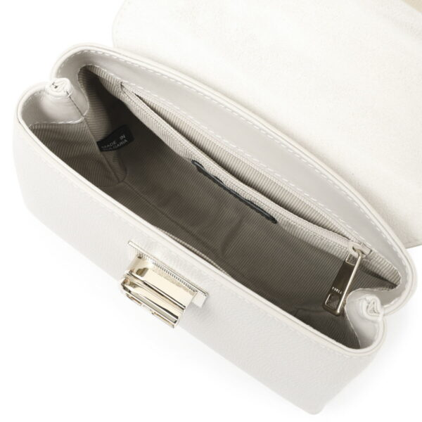 wb00109 are gdj0005 Furla 1927 Leather Handbag White