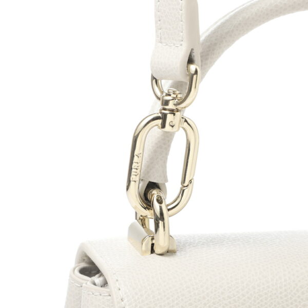 wb00109 are gdj0008 Furla 1927 Leather Handbag White