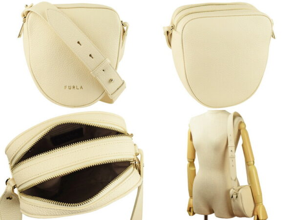 wb00241hsf000per00b Furla Shoulder Leather Bag Beige