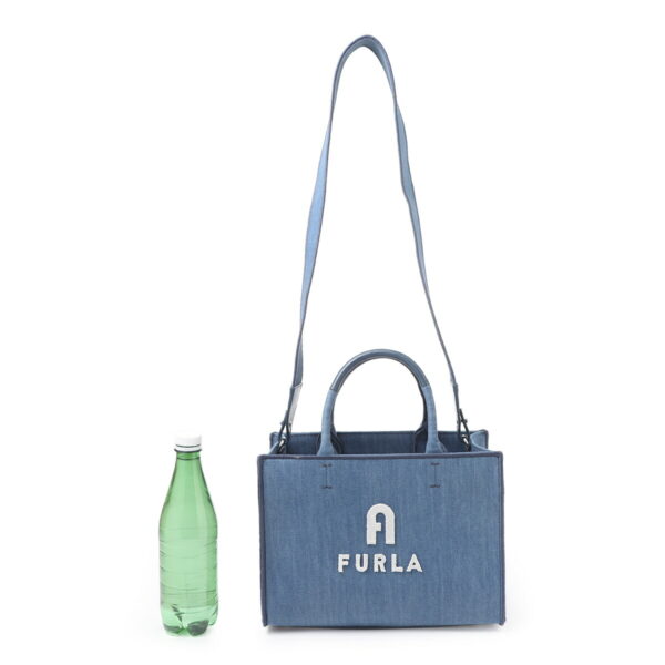 wb00299 bx1544 21503 Furla Opportunity S Tote Leather Bag Blue