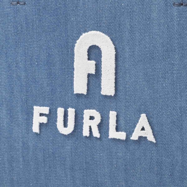 wb00299 bx1544 21508 Furla Opportunity S Tote Leather Bag Blue