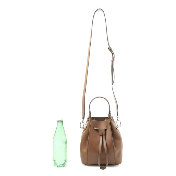 wb00353 bx0053 03b03 Furla Miastella Leather Shoulder Bag Brown