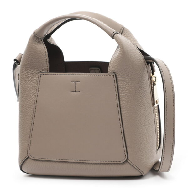 wb00583 bx0181 12804 Furla Gilda Mini Leather Tote Bag Beige