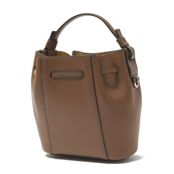 wb00592 bx0053 03b04 Furla Miastella Leather Bucket Bag Brown