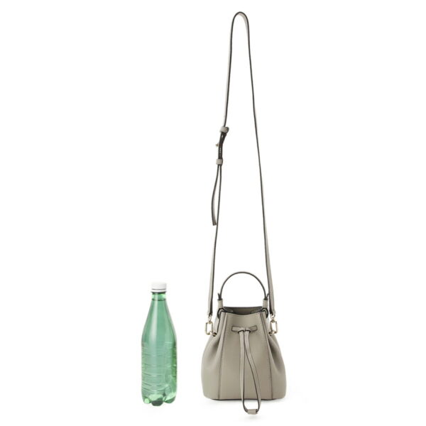 wb00592 bx0053 m7y03 Furla Miastella Leather Bucket Bag Green