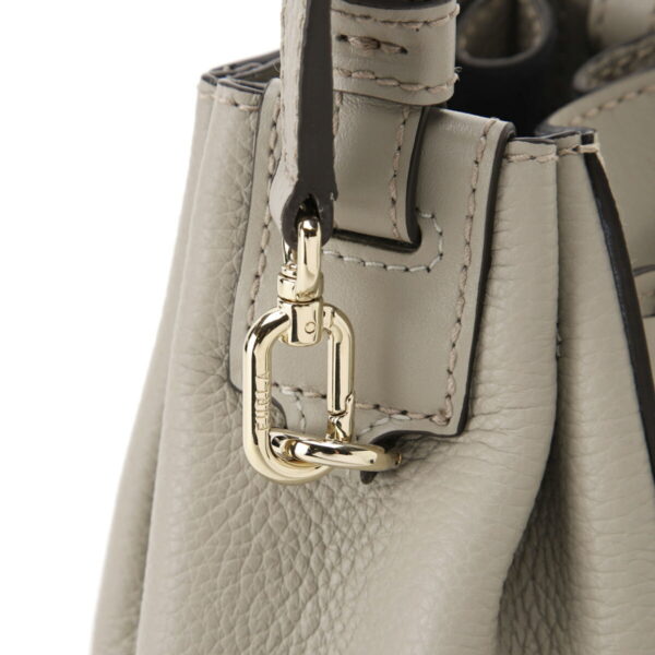 wb00592 bx0053 m7y07 Furla Miastella Leather Bucket Bag Green