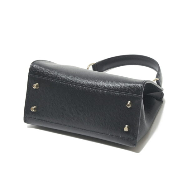 wb00677 are o600006 Furla 1927 Leather Shoulder Bag Black