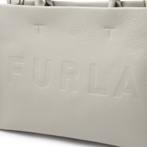 wb00842 bx1442 m7y10 Furla Wonderfurla M Tote Leather Handbag Gray