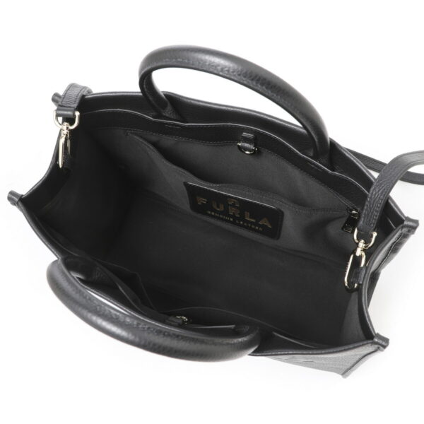 wb00842 bx1442 o6005 Furla Wonderfurla M Tote Leather Handbag Black