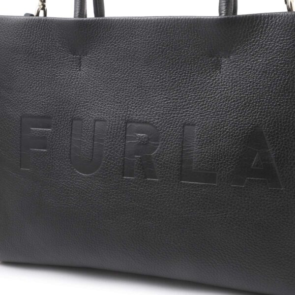 wb00842 bx1442 o6010 Furla Wonderfurla M Tote Leather Handbag Black