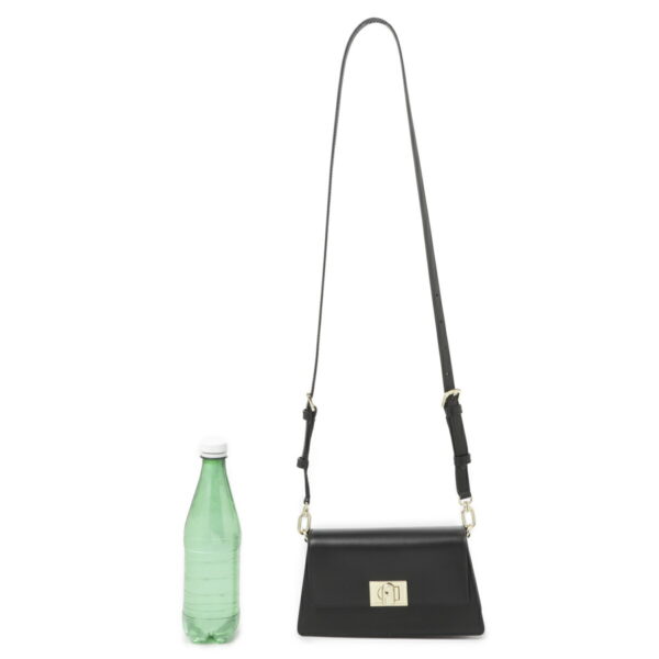 wb00856 ax0733 o6003 Furla Zoe Mini Leather Crossbody Bag Black