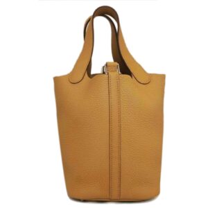 Hermes Picotan Lock Taurillon Clemence 18PM Tote Bag