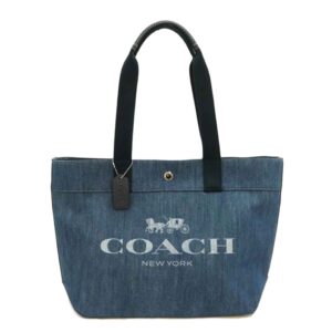 Coach Canvas Tote Bag Blue