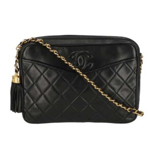 Chanel Lambskin Matelasse Fringe Chain Shoulder Bag