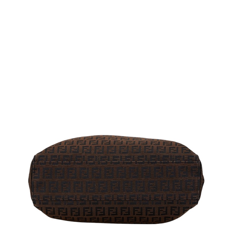 Fendi Zucca Canvas Tote Handbag Black - Image 3