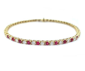 1129260 111 Tiffany Ruby Diamond Bracelet