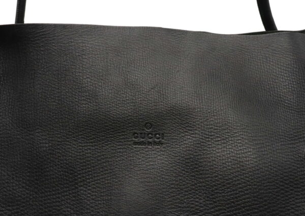 12050616 7 Gucci Large Tote Shoulder Bag Leather Black