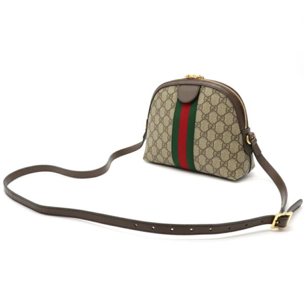 12050998 1 Gucci Ophidia GG Supreme Sherry Crossbody Bag Leather Khaki Beige