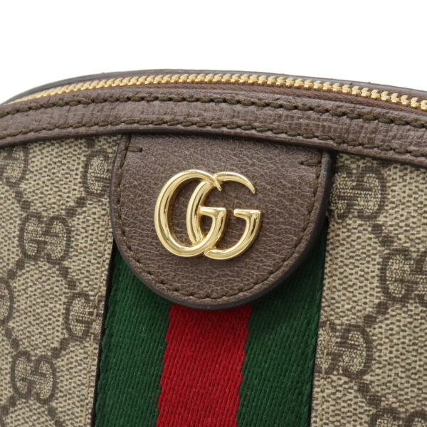 12050998 7 Gucci Ophidia GG Supreme Sherry Crossbody Bag Leather Khaki Beige