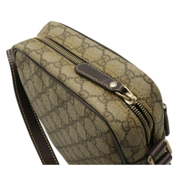 12060468 6 Gucci GG Supreme GG Plus Crossbody Bag Leather Khaki Beige