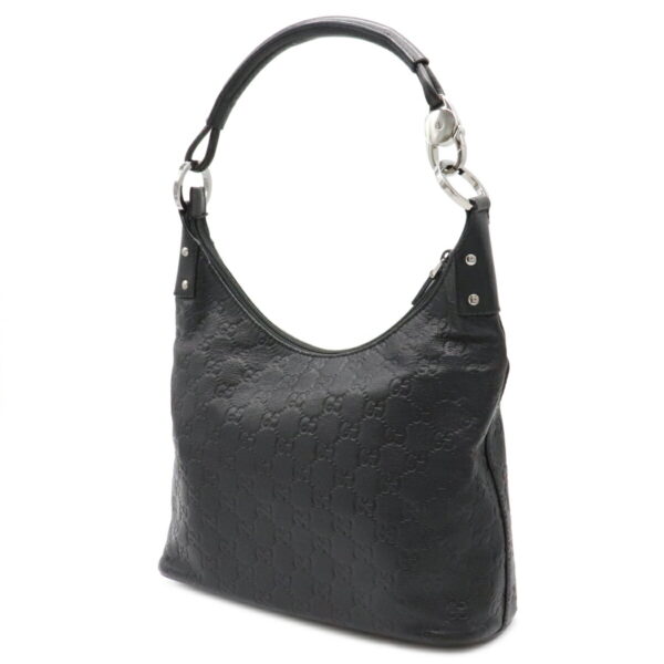 12060958 1 Gucci Guccisima Handbag Leather Black