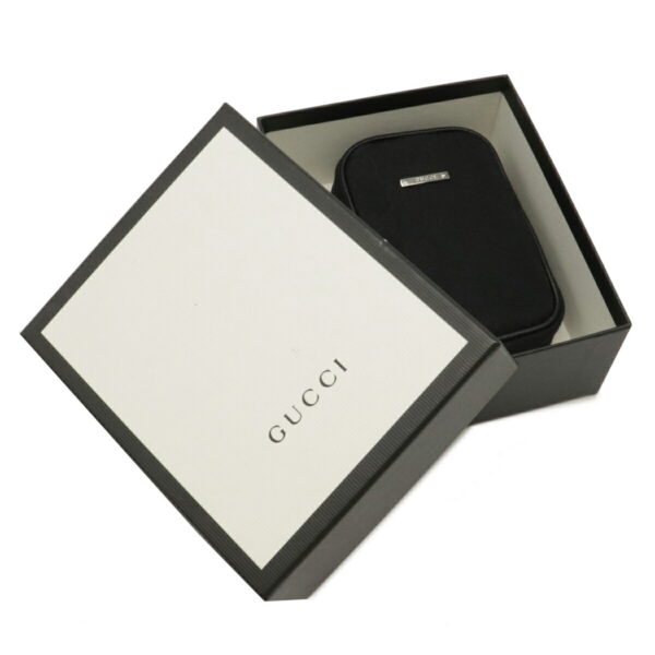 12061192 5 Gucci GG Cigarette Case Leather Black