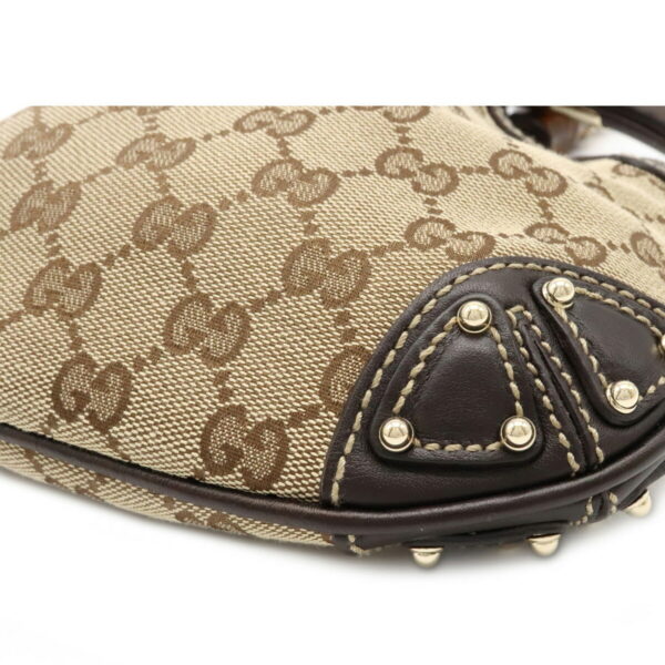 12070565 2 Gucci GG Bamboo Tassel Studded Leather Khaki Beige