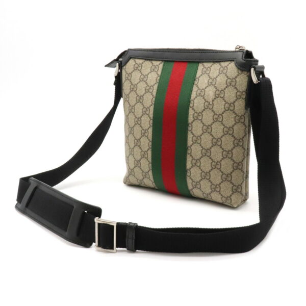 12080491 1 Gucci Web GG Supreme Sherry Line Messenger Bag Beige