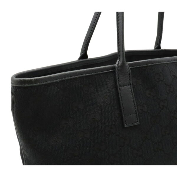 12100153 5 Gucci GG Tote Bag Leather Black