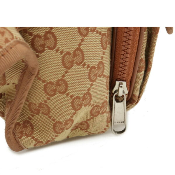 12110271 3 Gucci LA Angels Waist Bag 2Way Rucksack Brick Red