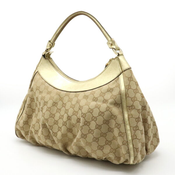 12111353 1 Gucci GG Abbey Bag Leather Beige