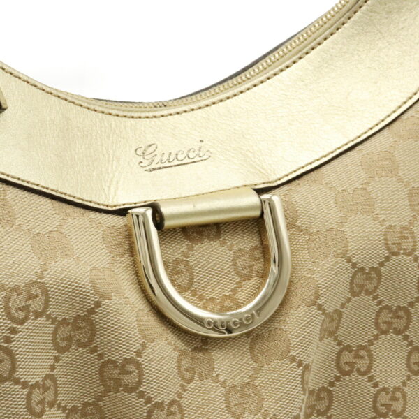 12111353 8 Gucci GG Abbey Bag Leather Beige