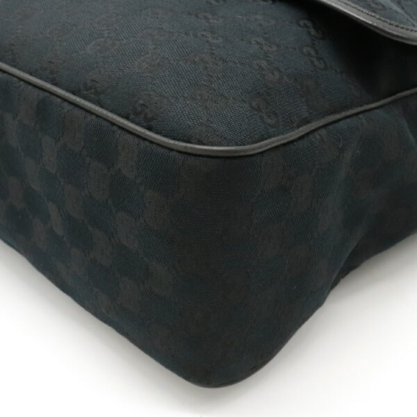 12111355 2 Gucci GG Crossbody Messenger Bag Black