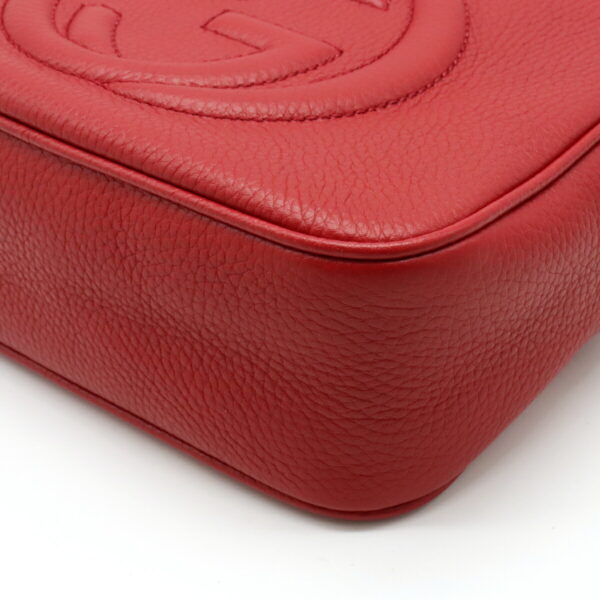 12111363 2 Gucci Soho Small Disco Crossbody Bag Leather Red