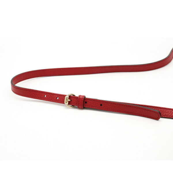 12111363 3 Gucci Soho Small Disco Crossbody Bag Leather Red