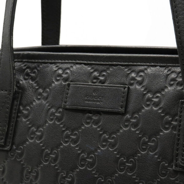 12121009 8 Gucci Guccisima Tote Bag Leather Black