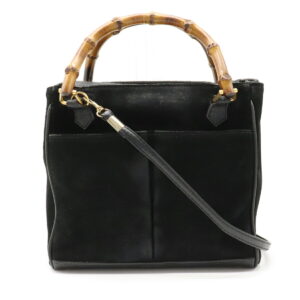 12210959 1 Gucci Shoulder Bag Bamboo Black