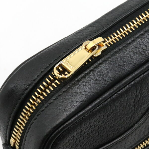 12240462 7 Gucci Ophidia Sherry Line Pochette Leather Black