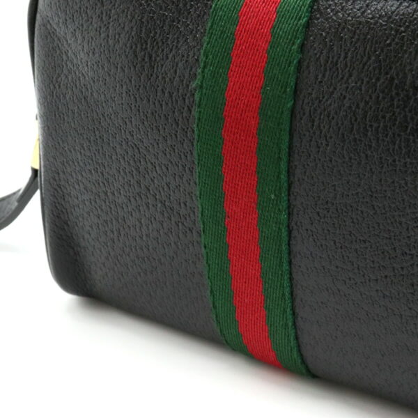 12240462 8 Gucci Ophidia Sherry Line Pochette Leather Black