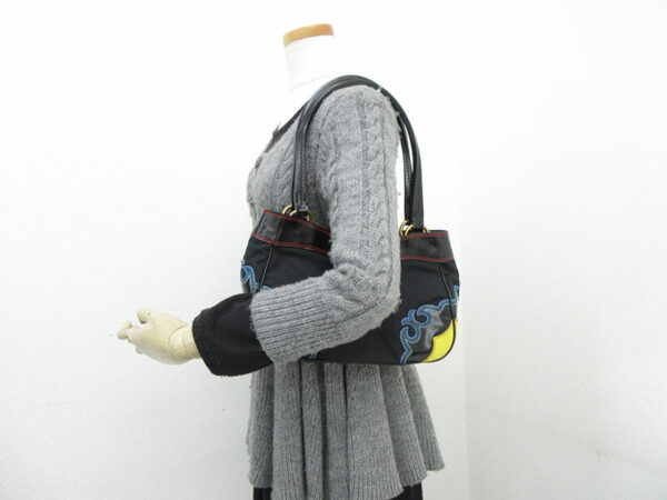 1240104043219 11 Miu Miu Patchwork Tote Bag Black