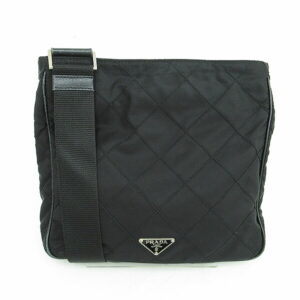 1240204045956 1 Bottega Veneta Spinnaker Shoulder Nylon Leather Black