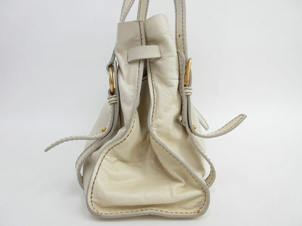 1240501019951 3 Miu Miu Tote Bag Leather Beige White